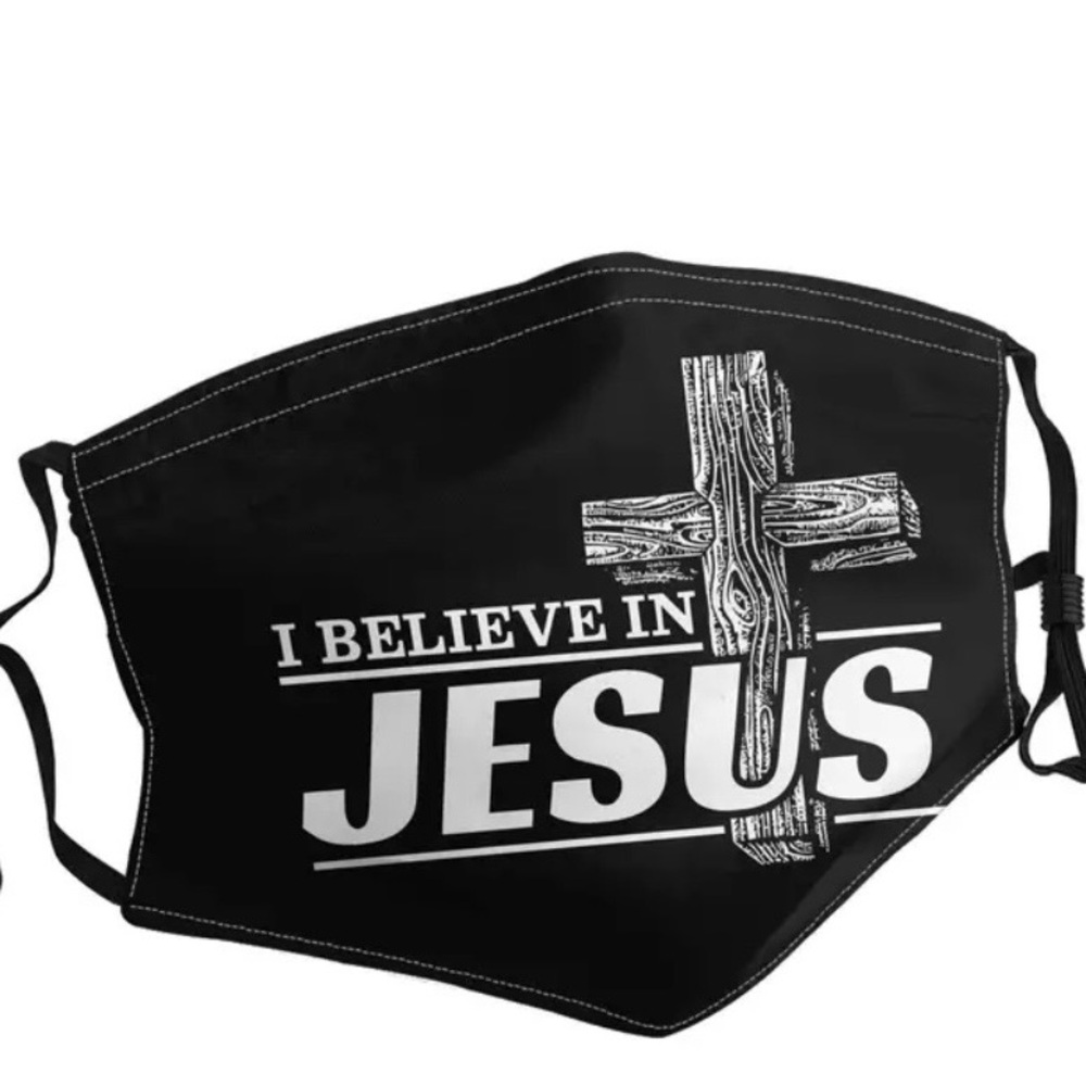 “I Believe In Jesus” cloth mask NWOT